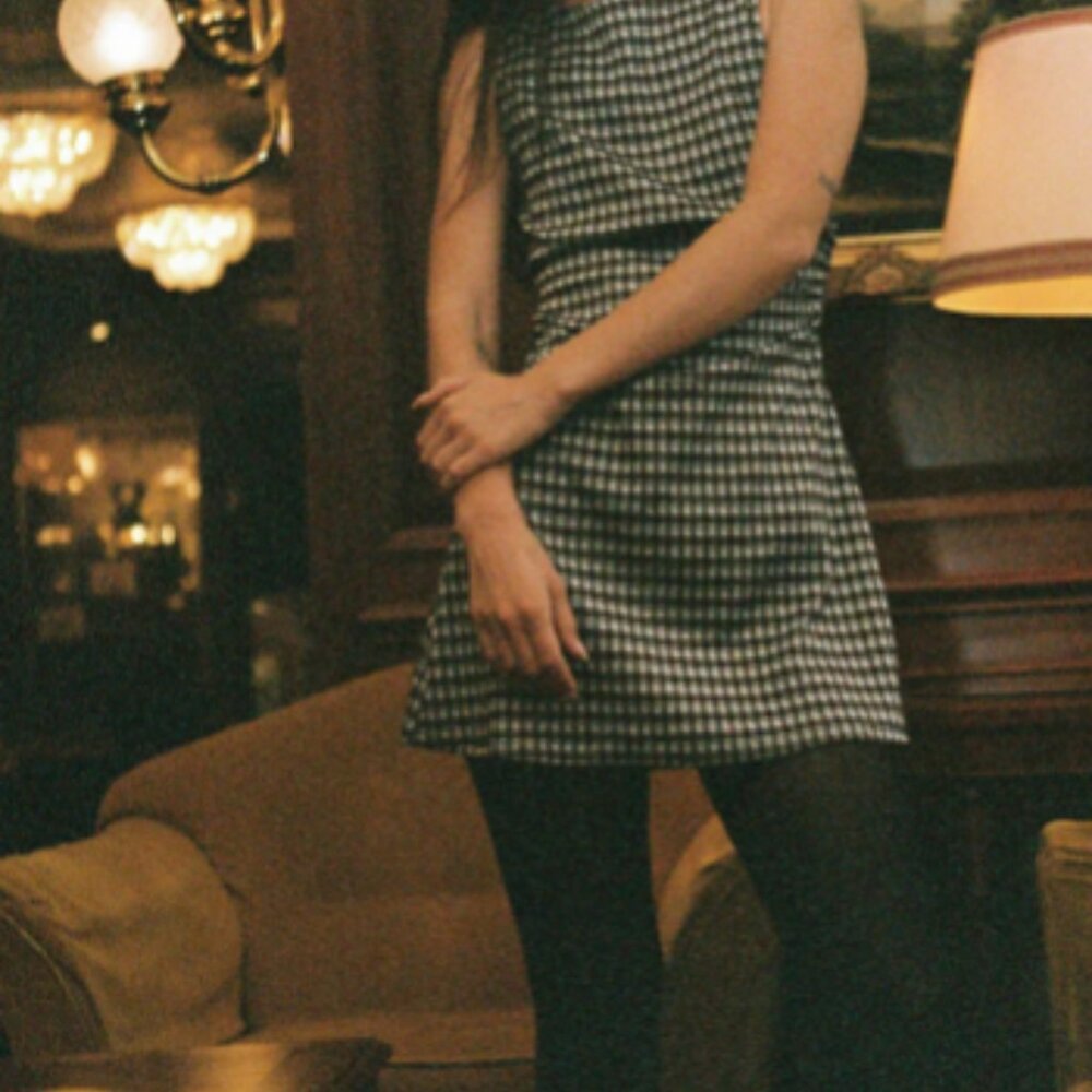 Cindy Dress Lisa Says Gah Cocoa Plaid - Picture 4 of 4